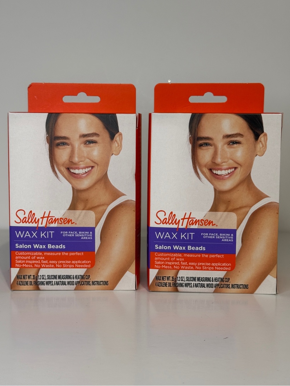 Sally Hansen Wax Kit - lot of 2 (face, bikini & other sensitive areas)